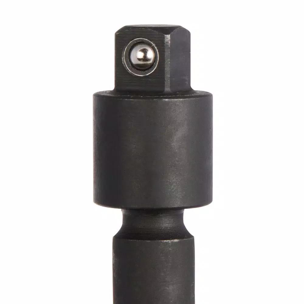 STEELMAN PRO 12 in. Pinless Swivel Impact Extension Bar, 1/2 in. Drive to 3/8 in. Drive
