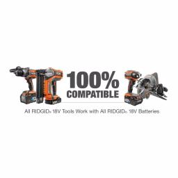 RIDGID 18V Cordless 5 in. Random Orbit Sander with 1.5 Ah Lithium-Ion Battery thumbnail 9