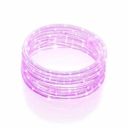 DEERPORT DECOR 16 ft. Pink LED Rope Light, 108-Light 360° Continuous Shine, Indoor/Outdoor Weather Resistant thumbnail 2