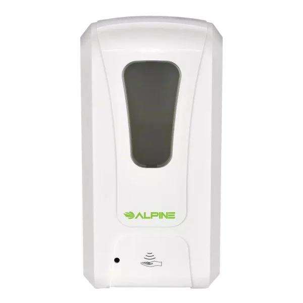 Alpine Industries 1200ml Automatic Wall Mount Foam Hand Sanitizer & Soap Dispenser, White