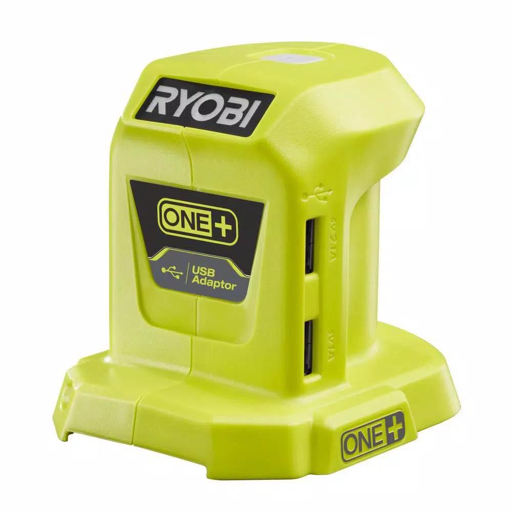 RYOBI 18V ONE+ Lithium-Ion Portable Power Source with Dual USB Ports