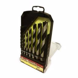 Milescraft 7-Piece Brad Point Drill Bit Set, Precision Ground Steel thumbnail 1