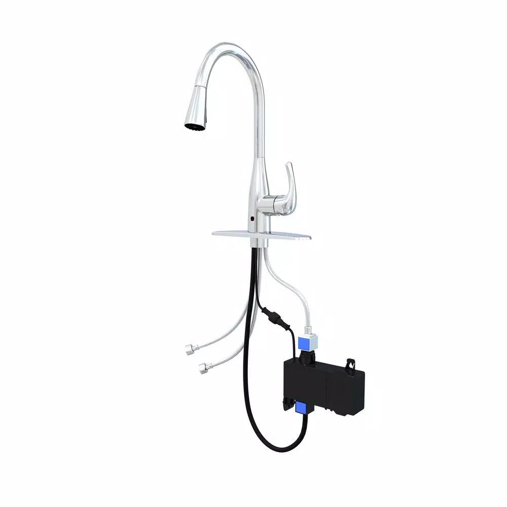 Flow Series Motion Activated Single-Handle Pull-Down Kitchen Faucet, Chrome (3-Pack)