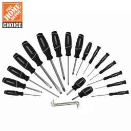 Husky 20-Piece Magnetic Screwdriver Set, Combination Drive Hand Tools thumbnail 1