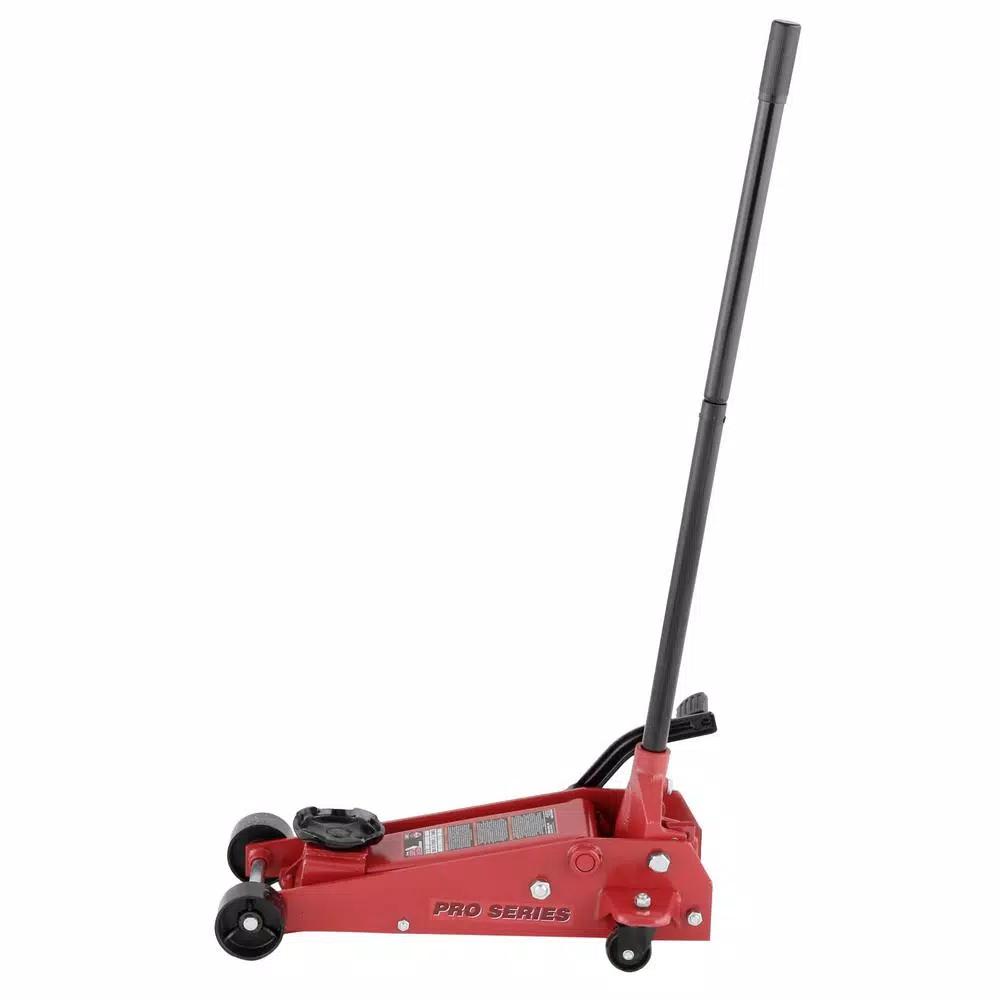Big Red 3.5-Ton Steel Hydraulic Floor Jack, Heavy-Duty Lifting