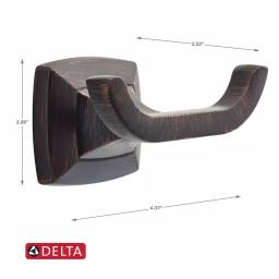 Delta Portwood Venetian Bronze Towel and Robe Hook thumbnail 7
