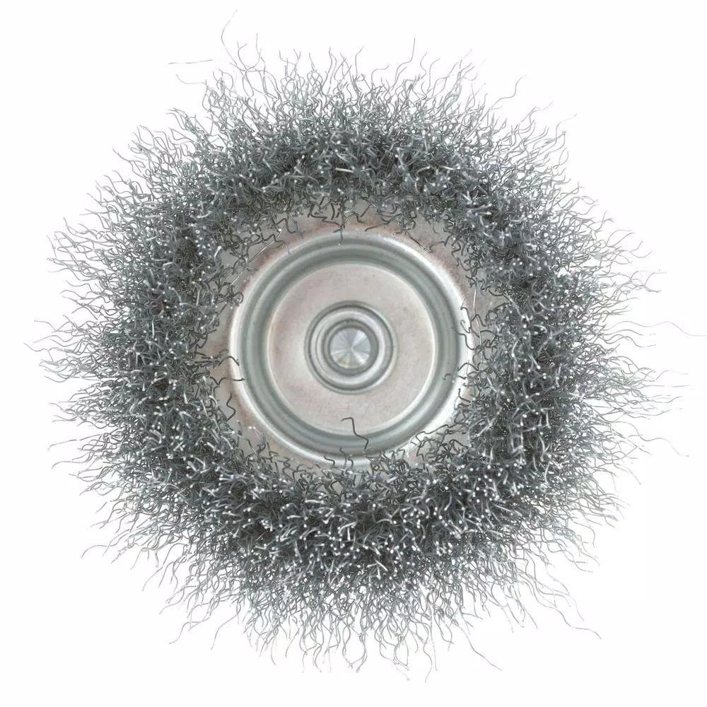 Avanti PRO 3 in. Steel Wire Cup Brush with 1/4 in. Shank