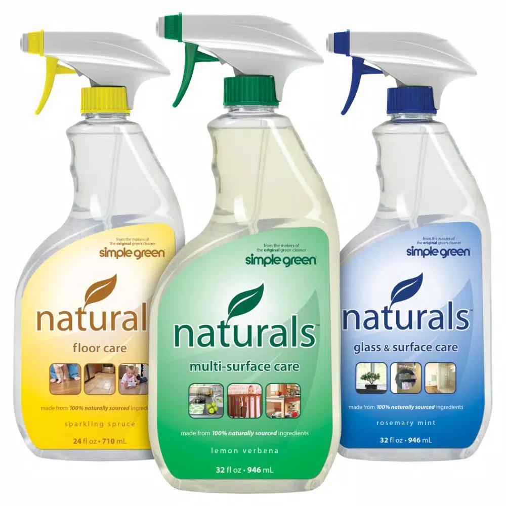 Simple Green Naturals Kitchen Cleaning Kit - 3 Piece USDA Certified Biobased Set