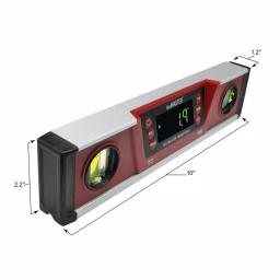 Calculated Industries AccuMASTER Pro 10 in. Digital Torpedo Level with Magnetic V-Groove and LED Display thumbnail 2