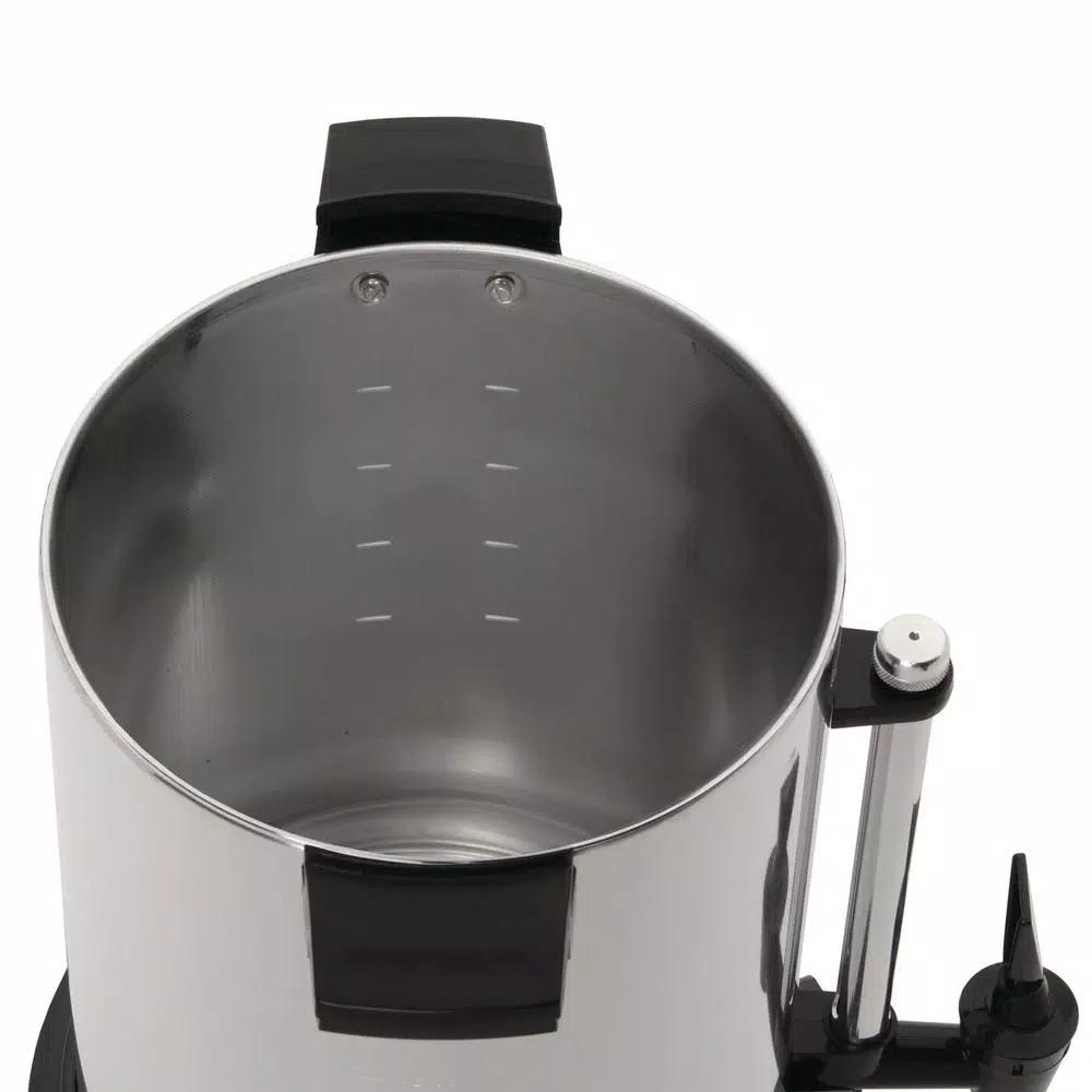 West Bend 55-Cup Commercial Aluminum Coffee Urn with Automatic Temperature Control