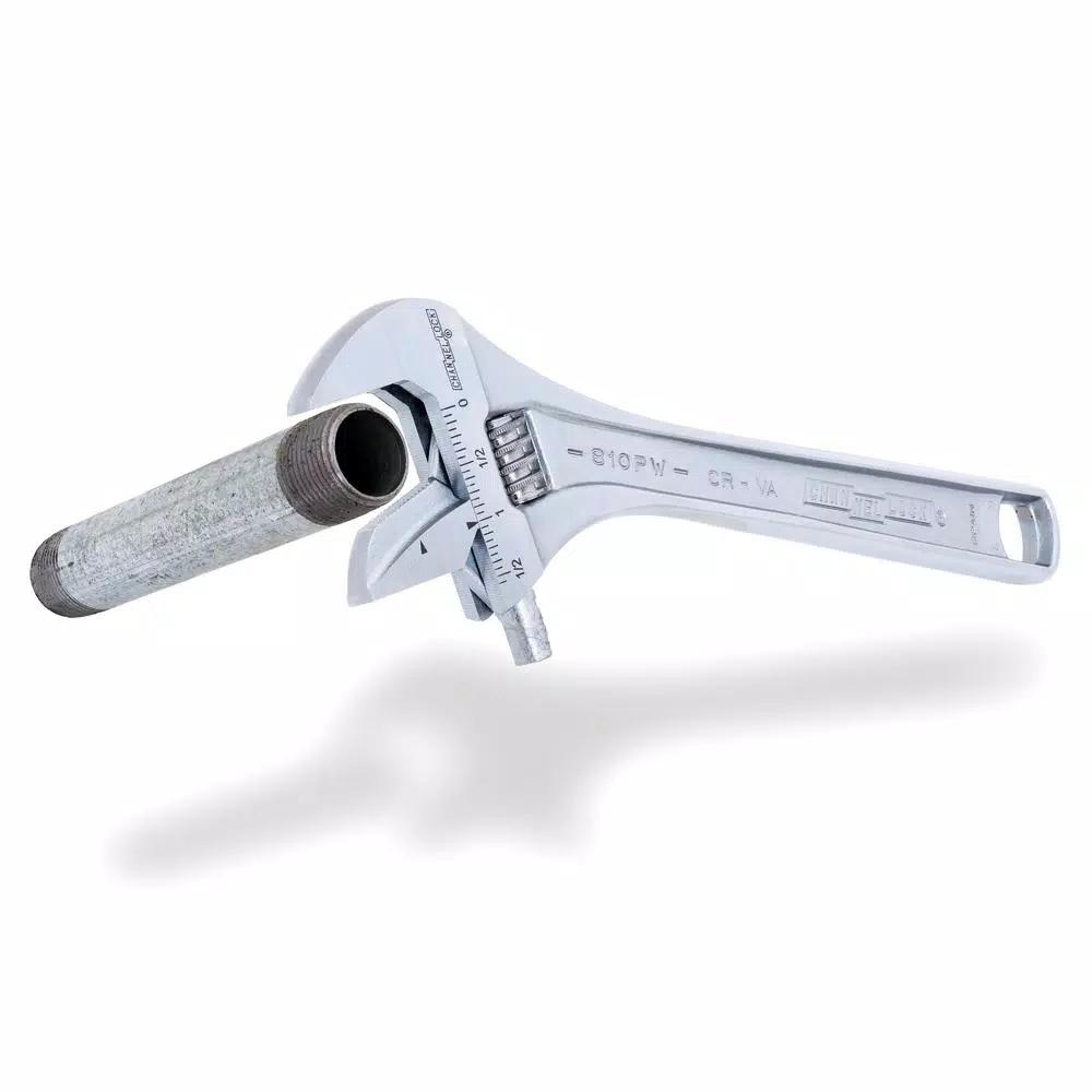 Channellock 806PW 6 in. Reversible Jaw Adjustable Pipe Wrench, Chrome Vanadium Steel