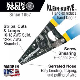 Klein Tools 2-Piece Voltage Tester and Wire Stripper Tool Set with Non-Contact Detector and Copper Wire Cutter thumbnail 3