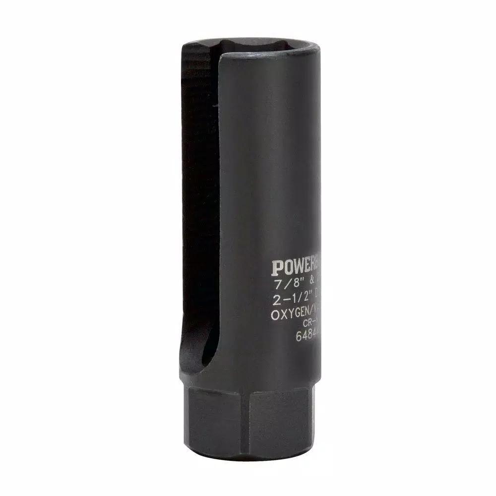 Alltrade 7/8 in. (22 mm) Oxygen Sensor Socket, 1/2 in. Drive, Deep Profile
