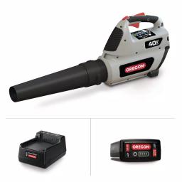 Oregon 40V Max Cordless Handheld Leaf Blower, 507 CFM, 131.5 MPH, with 4.0 Ah Battery and Charger thumbnail 1