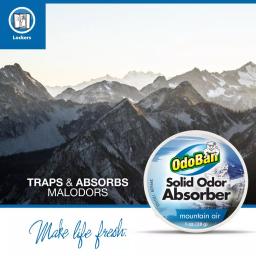 OdoBan Mountain Air Solid Odor Absorber Gel, 1 oz. thumbnail 3