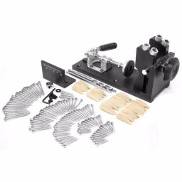 WEN Metal Pocket Hole Jig Kit with L-Base, Step Drill Bit, and Self-Tapping Screws thumbnail 2