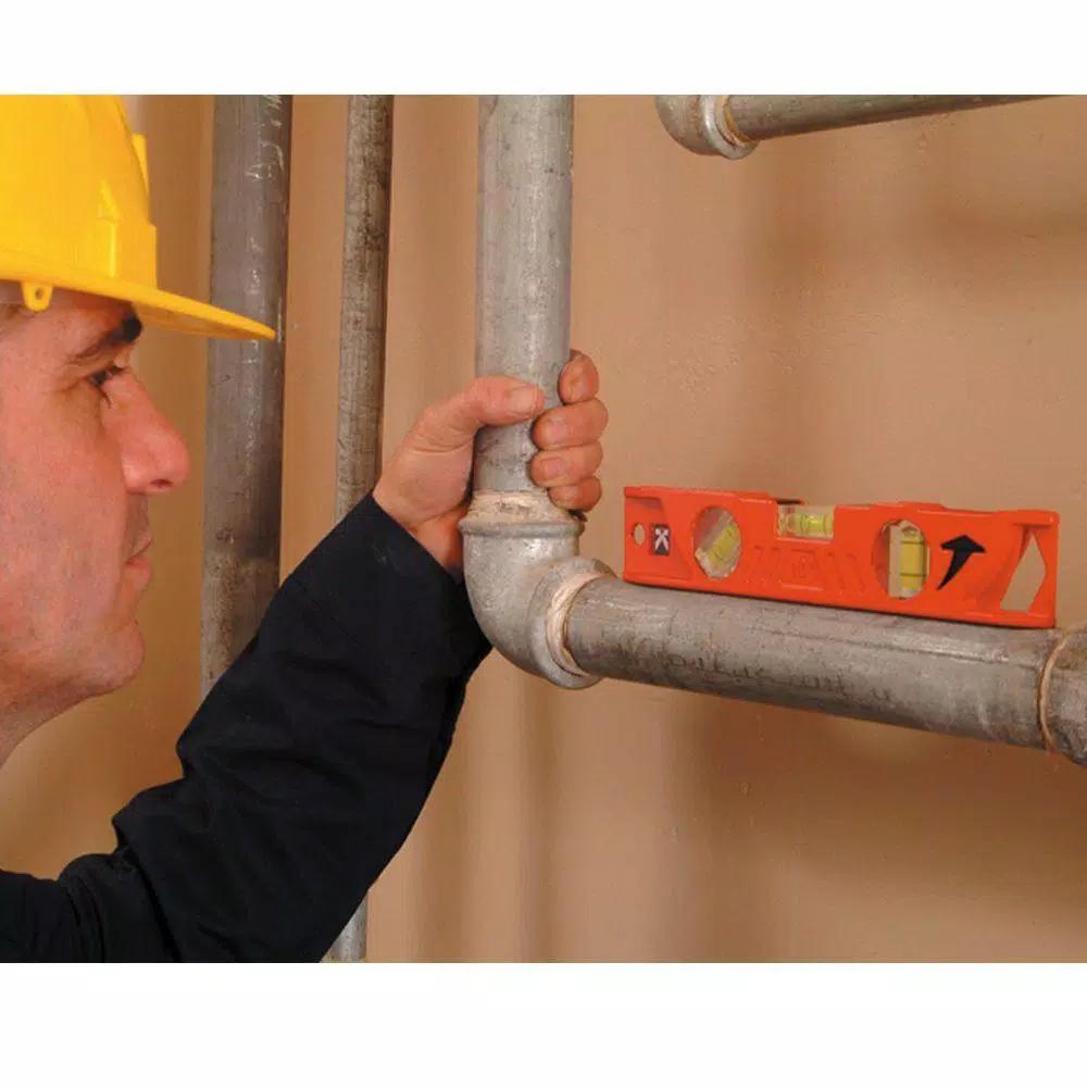 Kapro 10 in. Magnetic Cast Aluminum Torpedo Level with Plumb Site
