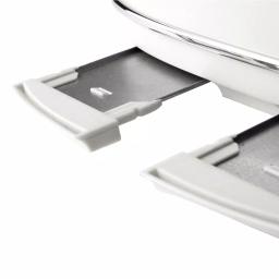 Haden Heritage 4-Slice Retro Wide Slot Toaster, 1500W, White thumbnail 5