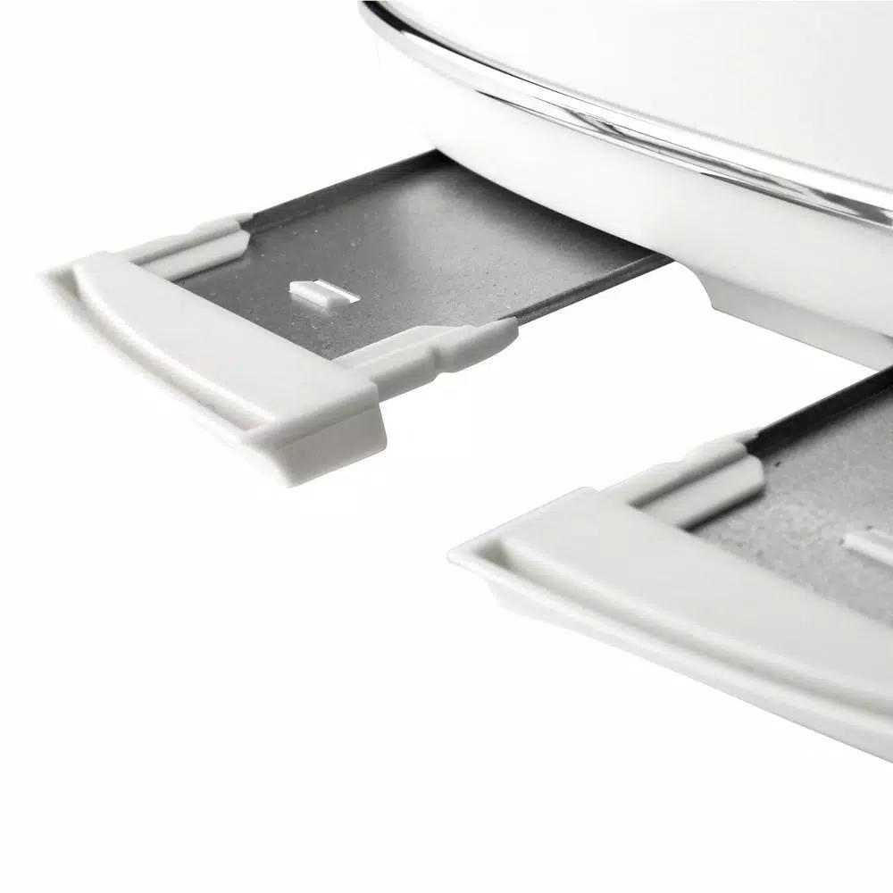 Haden Heritage 4-Slice Retro Wide Slot Toaster, 1500W, White