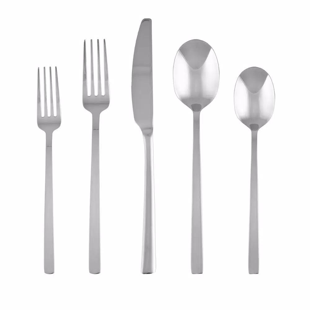 Cambridge Silversmiths Beacon Mirror 45-Piece Flatware Set, Service for 8, 18/0 Stainless Steel