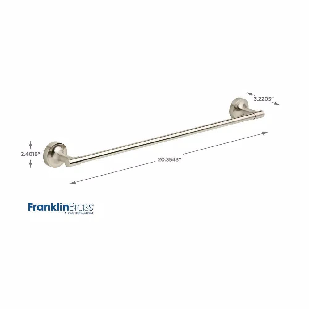 Franklin Brass Voisin 3-Piece Brushed Nickel Bath Hardware Set