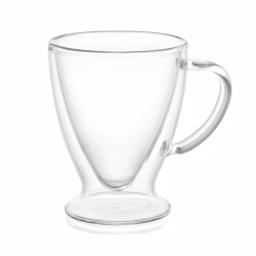 JoyJolt Declan 10 oz. Double Wall Insulated Borosilicate Glass Coffee Mugs (Set of 4) thumbnail 1