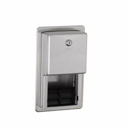 Bobrick Matrix Series Recessed Multi-Roll Toilet Tissue Dispenser, Stainless Steel thumbnail 1