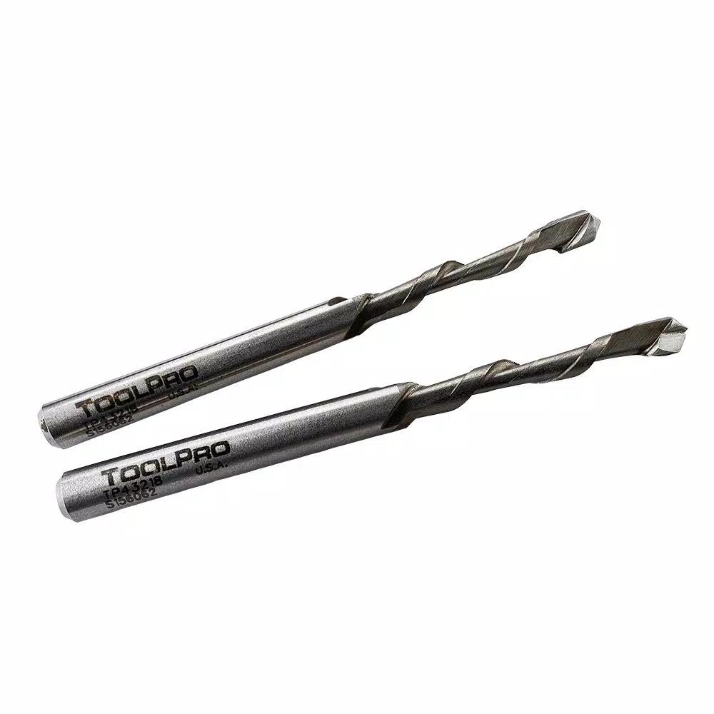 ToolPro 3/16 in. Spiral Cutout Bit 2-Pack