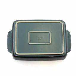 Crock-Pot Artisan 4 Qt. Blue Stoneware Rectangular Bake Pan thumbnail 2