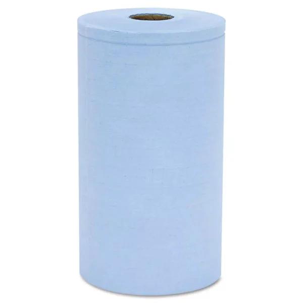 HOSPECO Prism Scrim 4-Ply Blue Reinforced Wiping Cloths, 6-Roll Carton