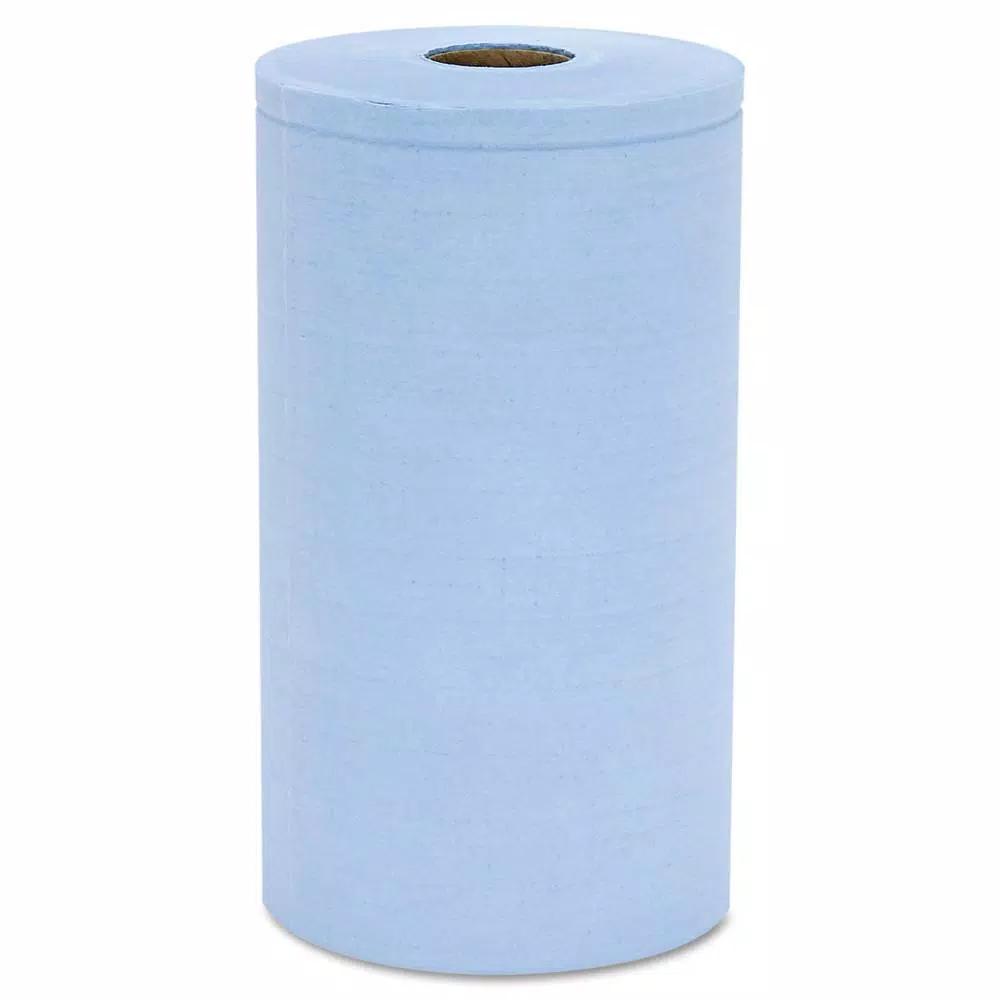 HOSPECO Prism Scrim 4-Ply Blue Reinforced Wiping Cloths, 6-Roll Carton