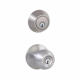 Defiant Saturn Stainless Steel Entry Combo Pack with Deadbolt thumbnail 1