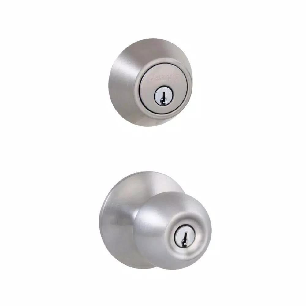 Defiant Saturn Stainless Steel Entry Combo Pack with Deadbolt