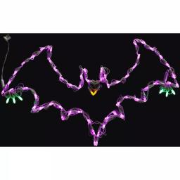Haunted Hill Farm Flying Bats LED Halloween Window Lights, Set of 2 thumbnail 9
