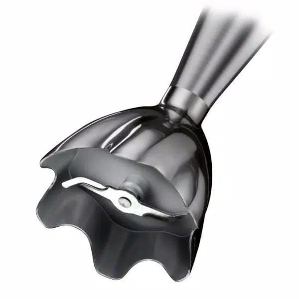 Braun MultiQuick 7 MQ725 SmartSpeed 400W Immersion Hand Blender with Chopper and Whisk, Black/Stainless Steel