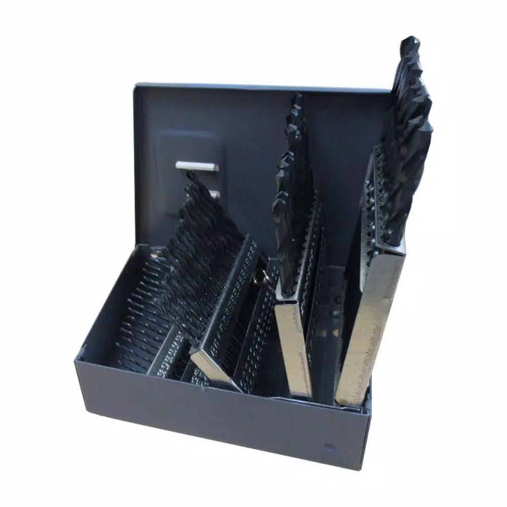 Gyros 60-Piece Industrial Grade Cobalt Twist Drill Bit Set