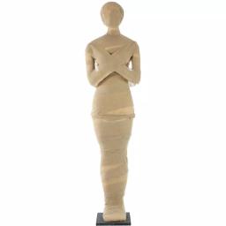 Haunted Hill Farm 5 ft. Standing Wrapped Mummy Halloween Prop thumbnail 1
