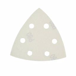 Milwaukee 3-1/2 in. 80-Grit Triangle Sandpaper for Oscillating Multi-Tools, OPEN-LOK Universal Fit (6-Pack) thumbnail 4