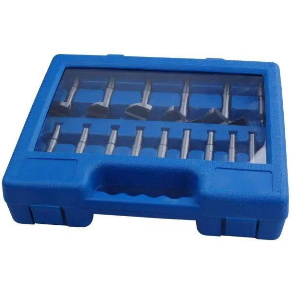 Professional Woodworker 16-Piece Forstner Bit Set, 1/4 in. to 2-1/8 in. for Precision Woodworking