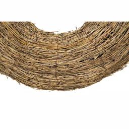 3R Studios 22 in. Natural Bamboo Branch Wreath - Brown Coastal Style Round Decor thumbnail 5