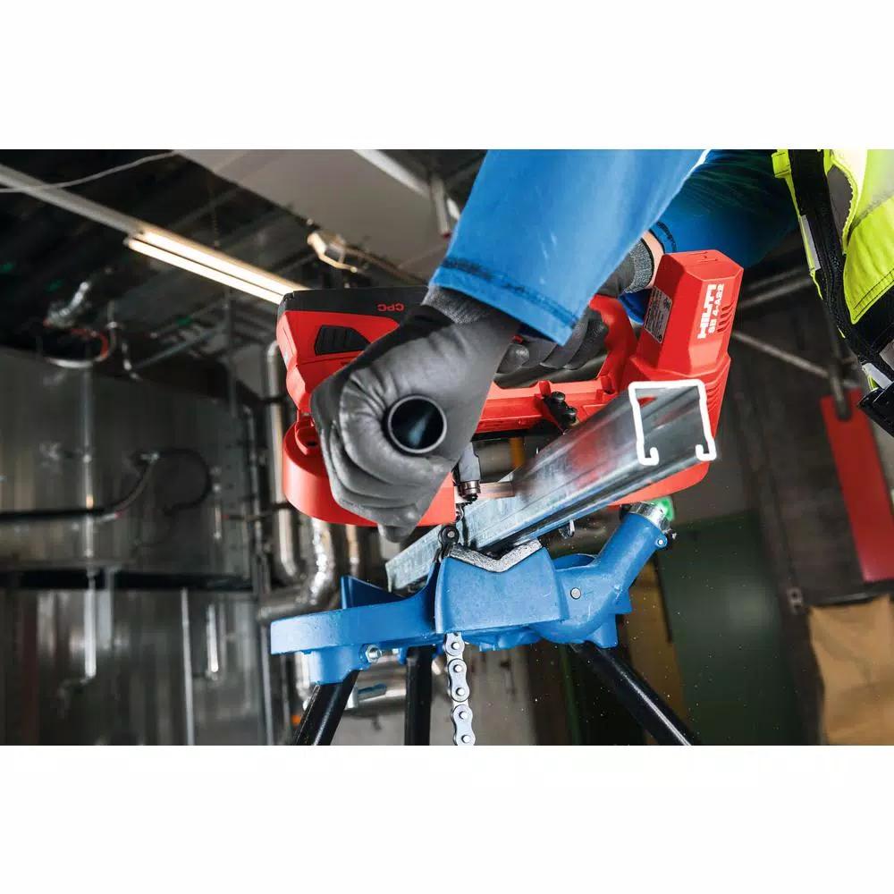 Hilti 22V SB 4 Cordless Band Saw Kit with Two 4.0 Ah Batteries, Charger, and Bag