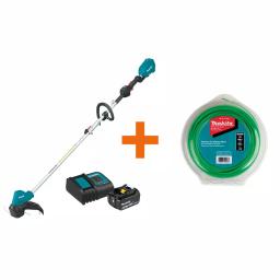Makita 18V LXT Brushless Cordless String Trimmer Kit with 4.0 Ah Battery, Charger, and 400ft Trimmer Line thumbnail 1