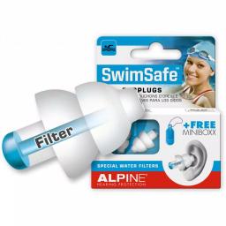 Alpine SwimSafe ThermoShape Earplugs - Blue Water Protection for Swimming & Showering thumbnail 2