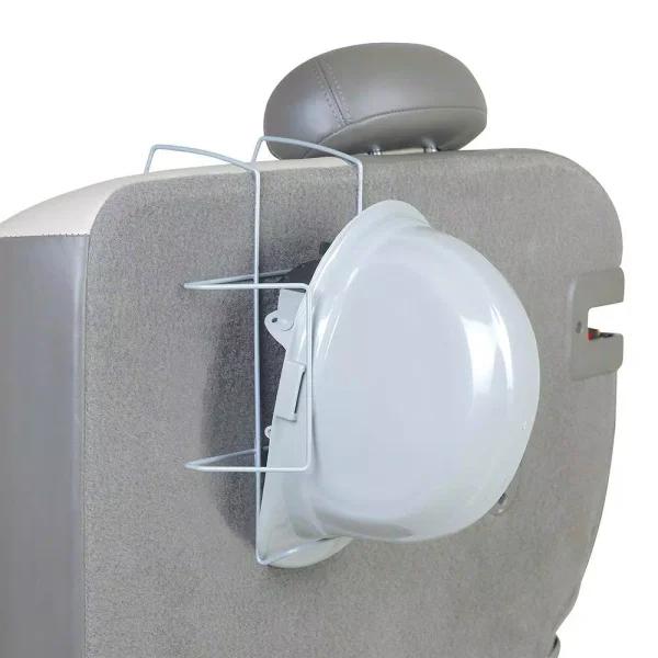ERB Hard Hat Rack Seat Mount - Adjustable Metal Vehicle Seat Organizer