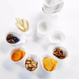 MALACASA 3.75 in. White Porcelain Ramekins Set of 16, Ceramic Souffle Dishes and Serving Bowls thumbnail 4
