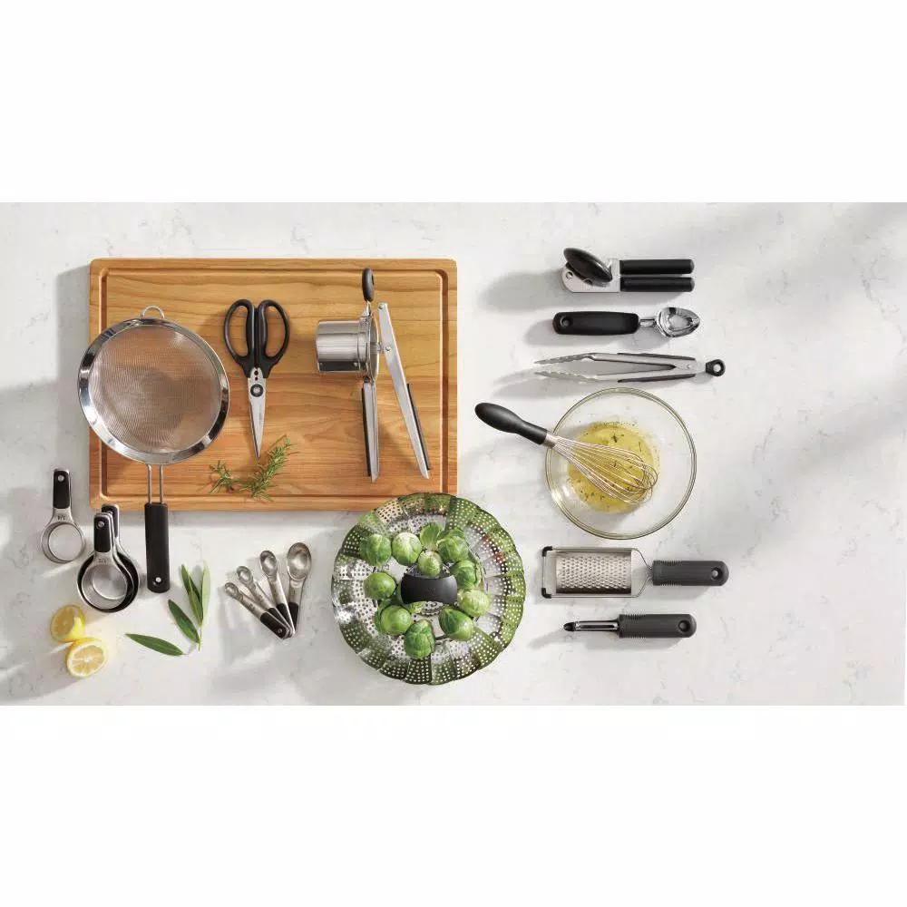 OXO Good Grips Stainless Steel Kitchen and Herb Scissors with Herb Stripper
