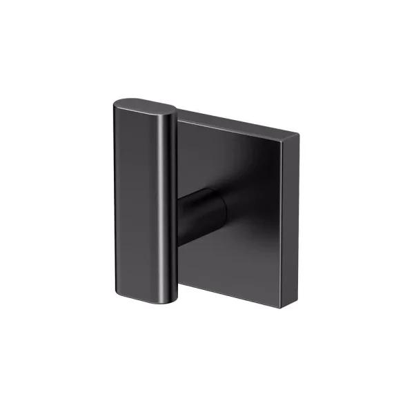 Gatco Elevate Robe Hook, Matte Black, Modern Minimalist Metal