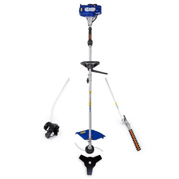 BADGER 26 cc 2-Cycle Gas 4-in-1 Multi-Function String Trimmer, Brush Cutter, Hedge Trimmer, and Edger