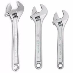 Crescent 3-Piece Adjustable Wrench Set, 8 in., 10 in., and 12 in. thumbnail 1