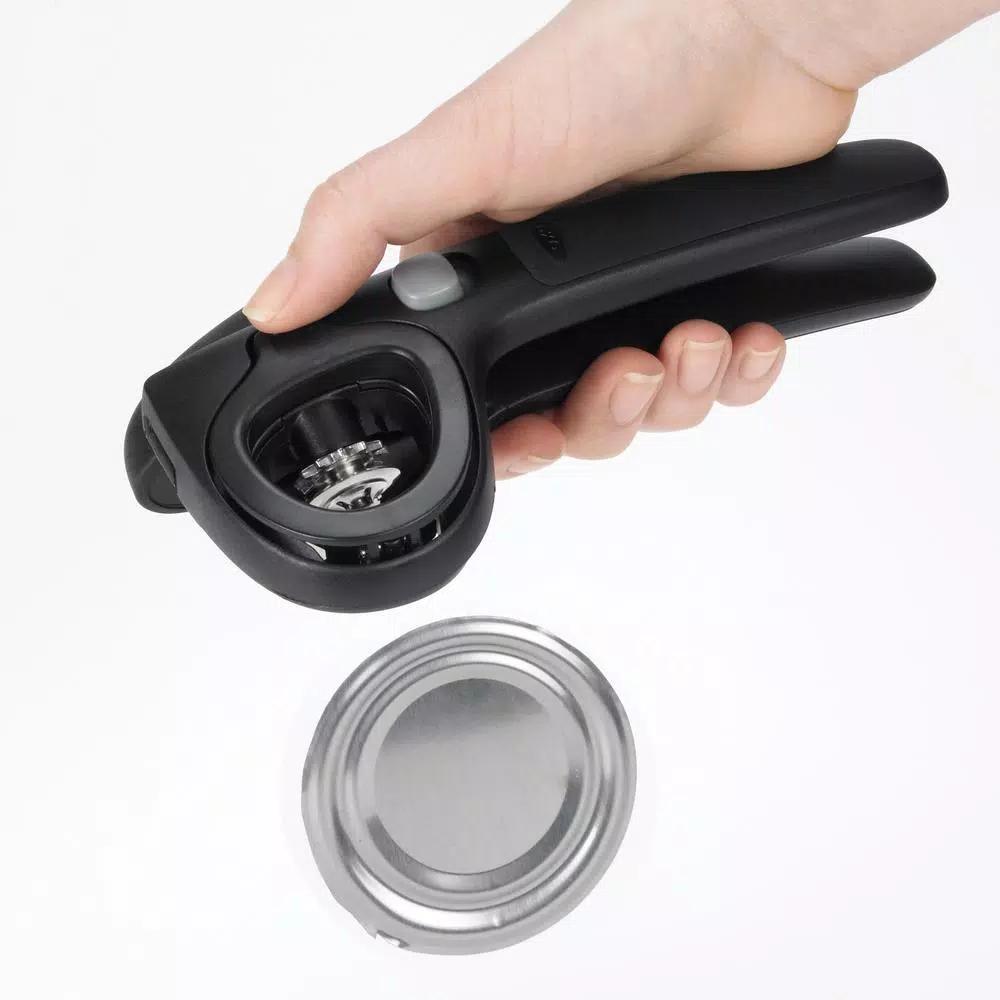 OXO Good Grips Locking Can Opener with Lid Catch, Black
